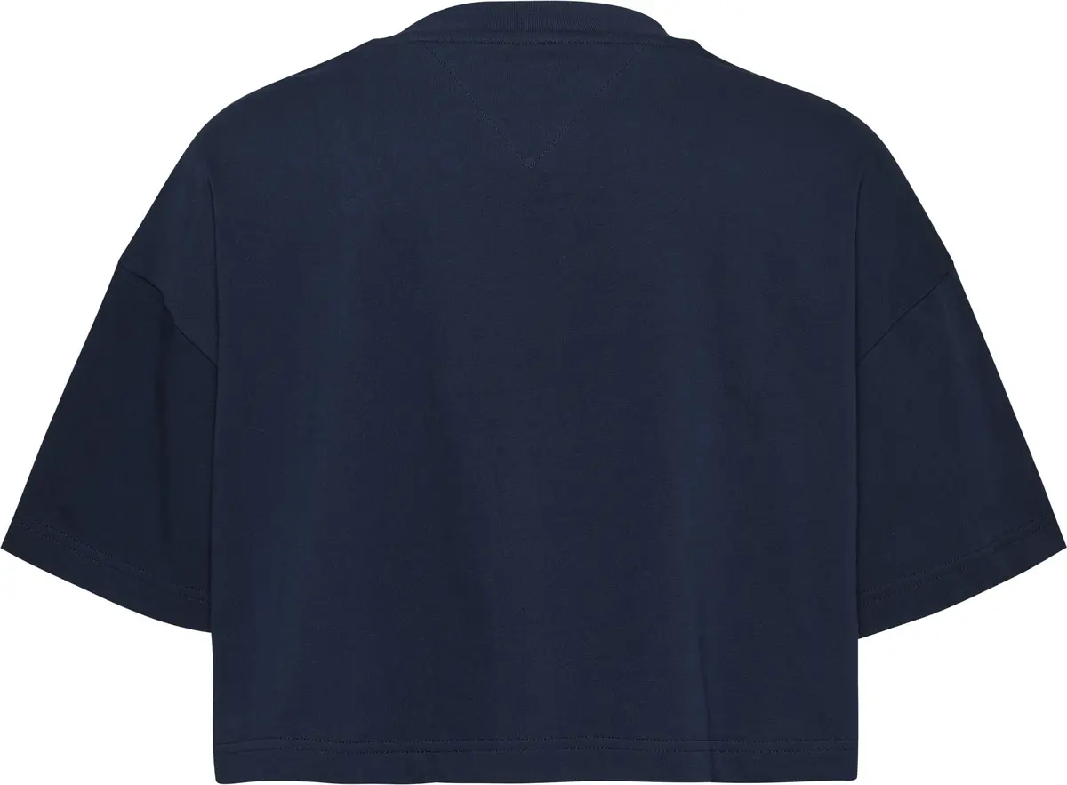 Tommy Hilfiger TJW OVS CRP PREP EXP Kadın Siyah T-Shirt