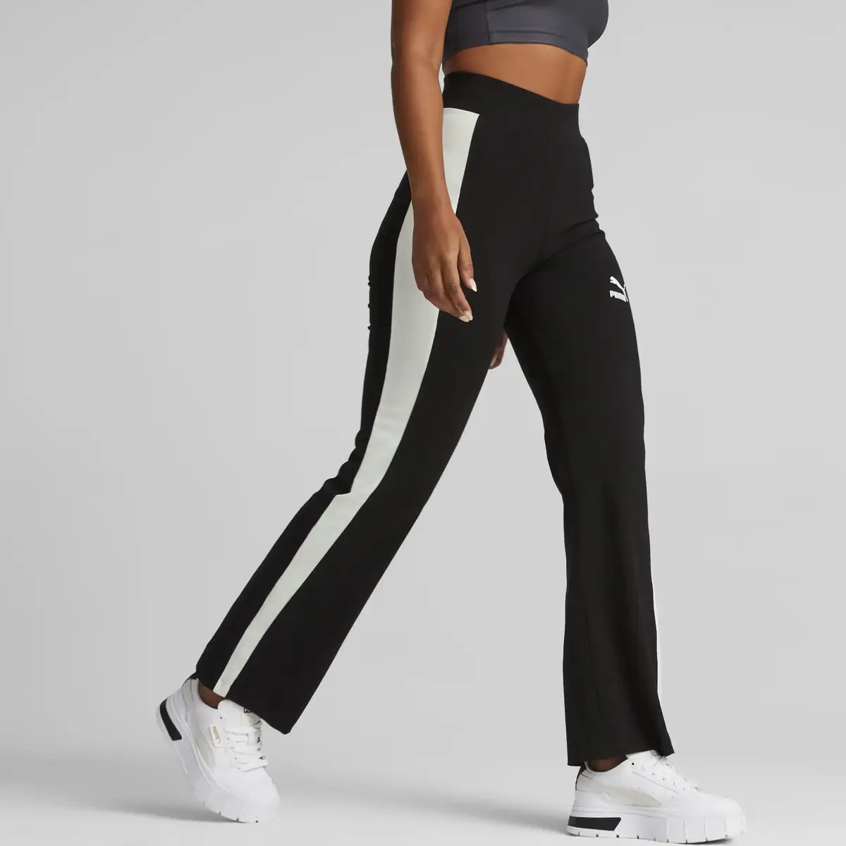 Puma T7 Flared Pants Siyah Kadın Eşofman Altı