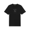Puma Ferrari Race Tonal Shield T Siyah Erkek T-Shirt