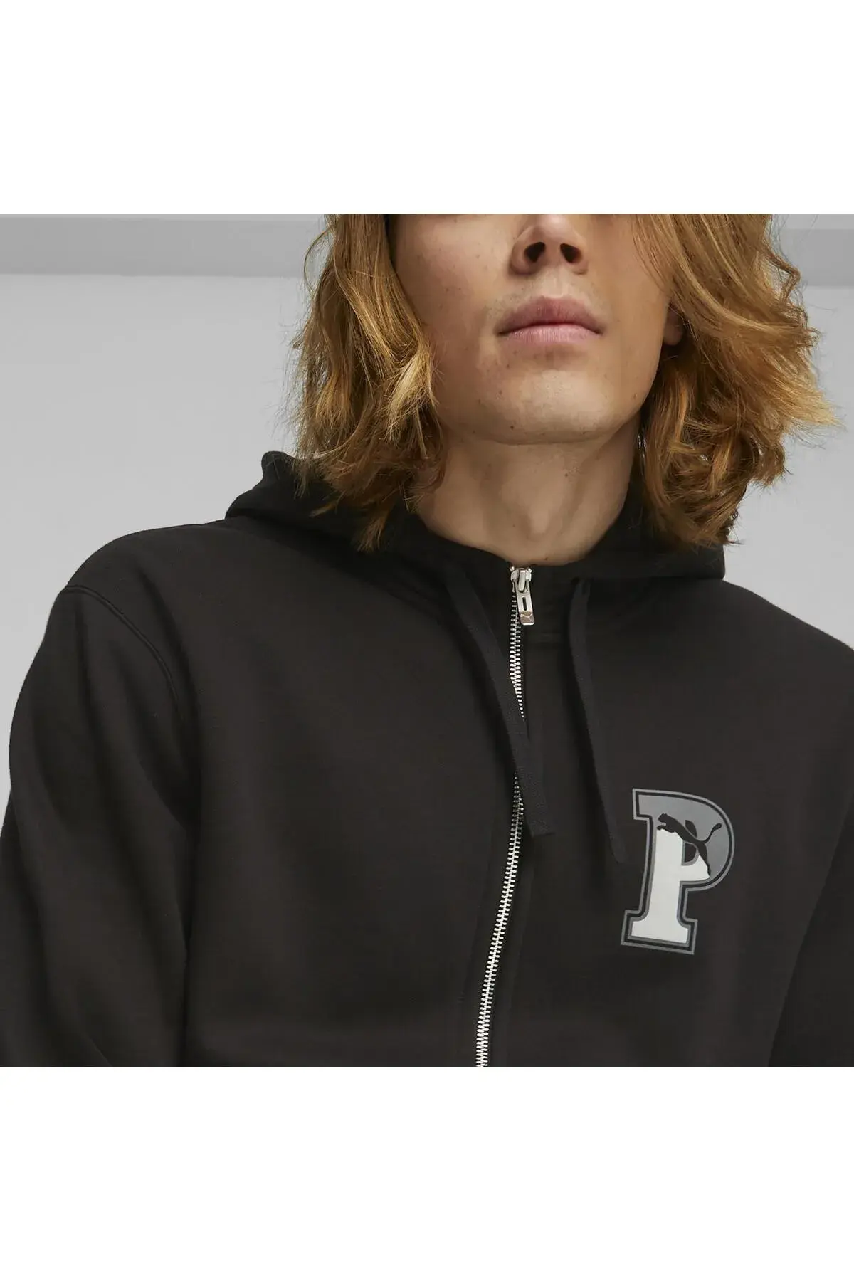 Puma SQUAD FZ Hoodie FL Siyah Erkek Hoodie