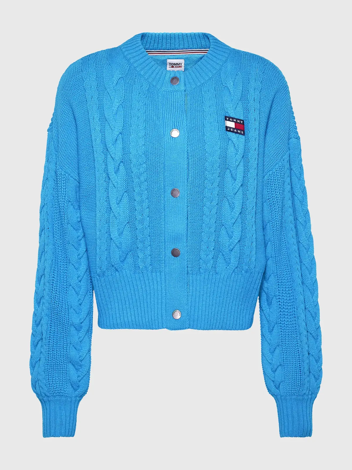 Tommy Hilfiger TJW OVRSZD BADGE CAB Kadın Mavi Kazak