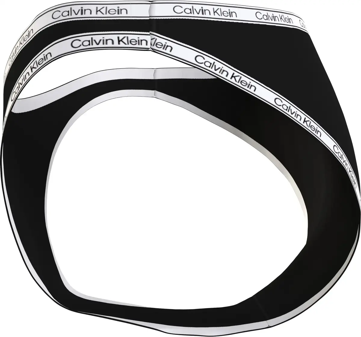 Calvin Klein HIGH LEG CHEEKY BIKI Kadın Siyah Bikini Altı