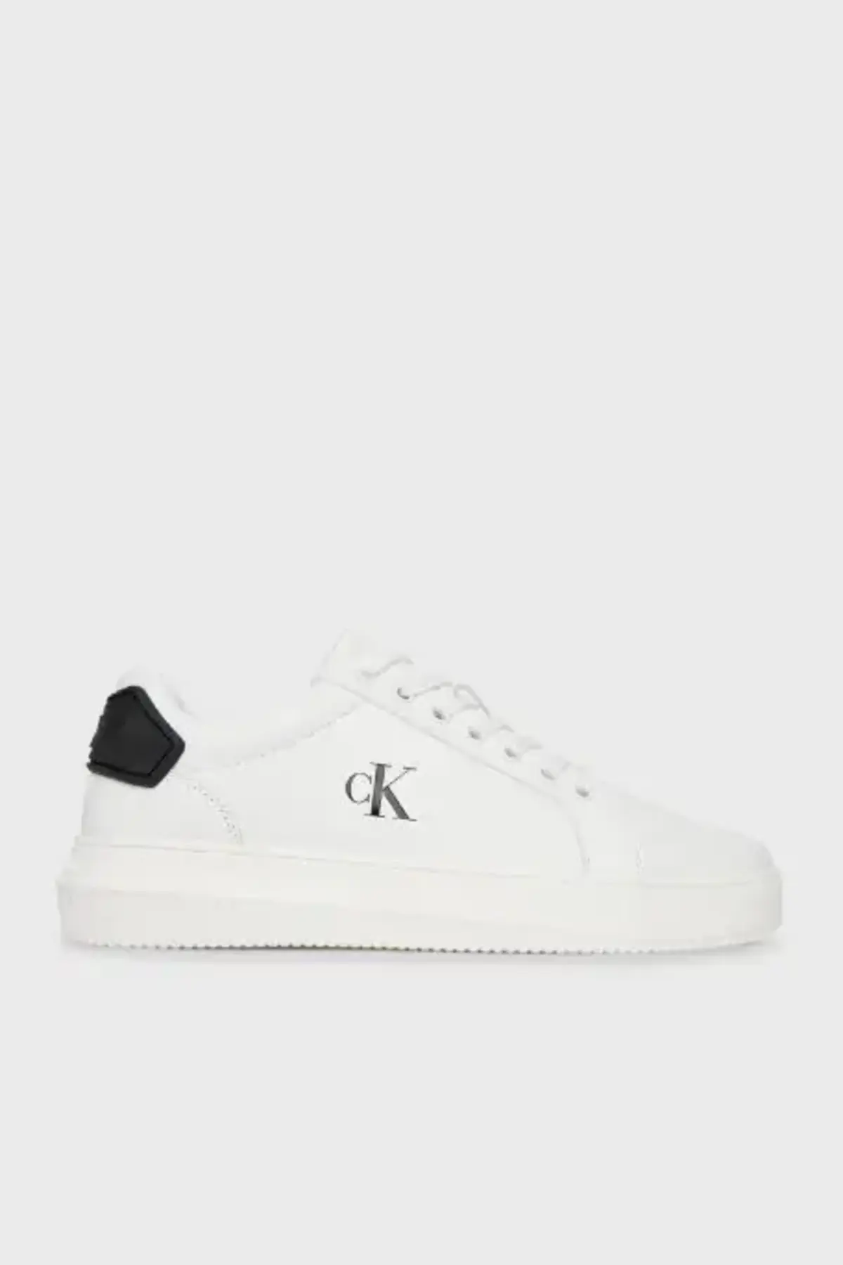 Calvin Klein CHUNKY CUPSOLE RU PATCH LTH Beyaz Erkek Günlük Spor Ayakkabı