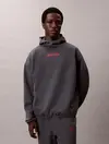 Calvin Klein HOODIE Gri Erkek Kapüşonlu Sweatshirt