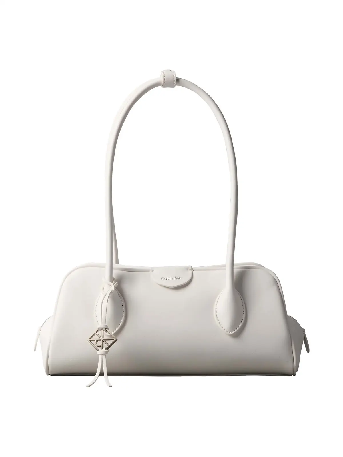 Calvin Klein EMBLEM TRIO SHOULDER Beyaz Omuz Çantası