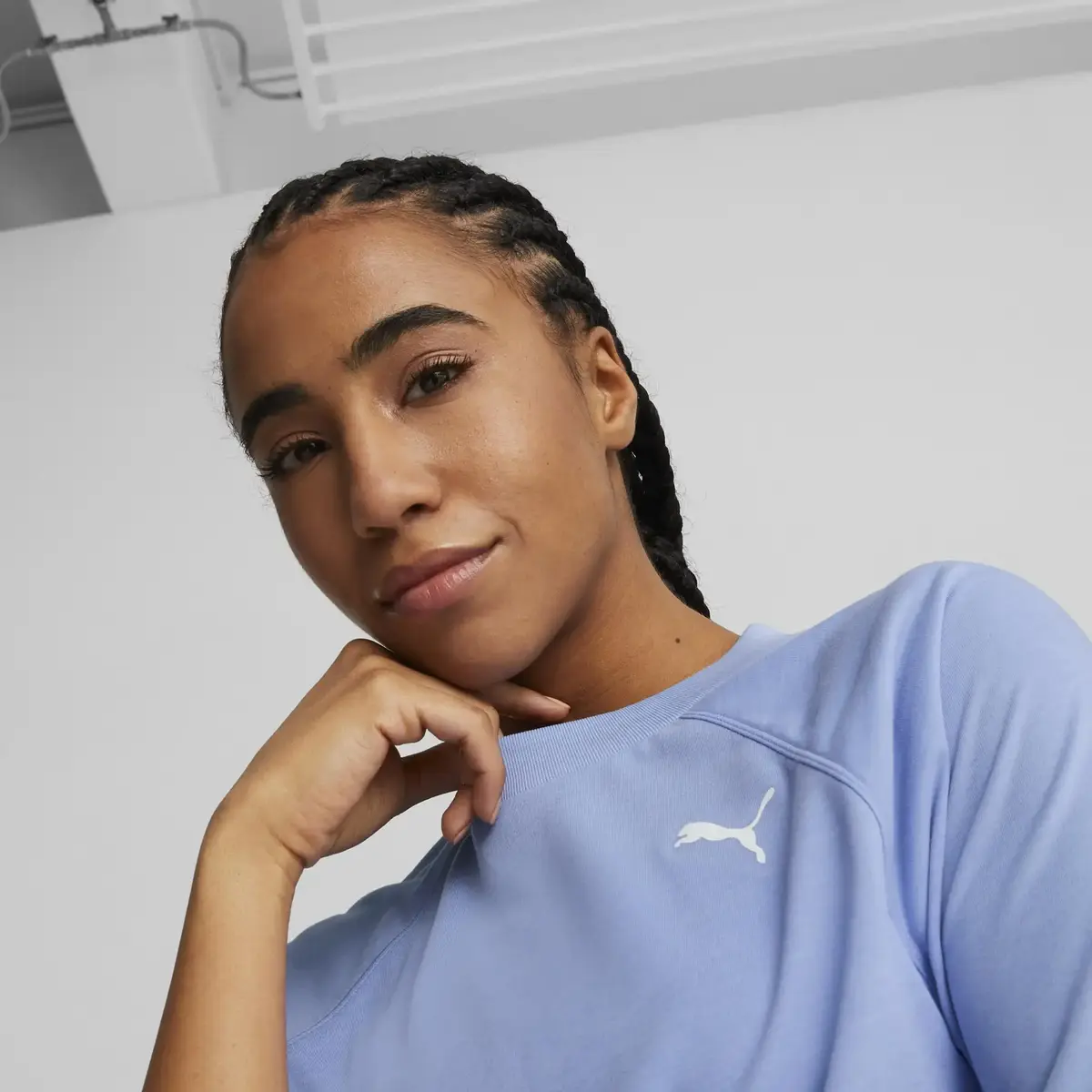 Puma MODERN SPORTS Tee Mavi Kadın T-Shirt