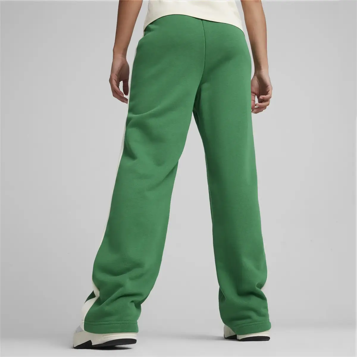 Puma ICONIC T7 Straight Pants Yeşil Kadın Eşofman Altı