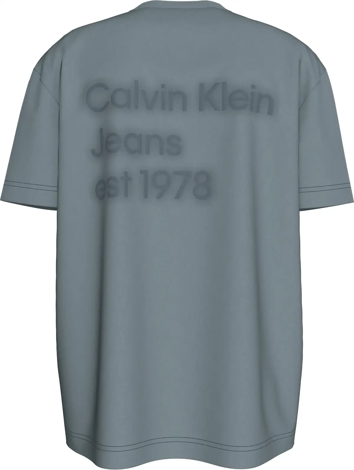 Calvin Klein WASHED PUFF PRINT TE, PC2 Yeşil Erkek T-Shirt & Polo