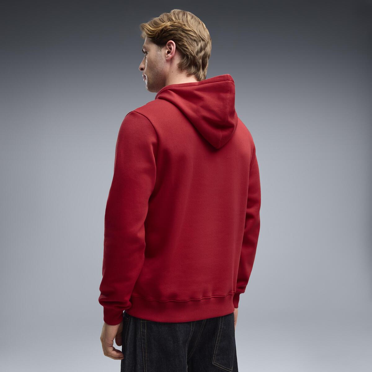 Puma GSK FtblESS Hoodie FL GALATASARAY FtblESSENTIALS Erkek Kapüşonlu SWEATSHIRT