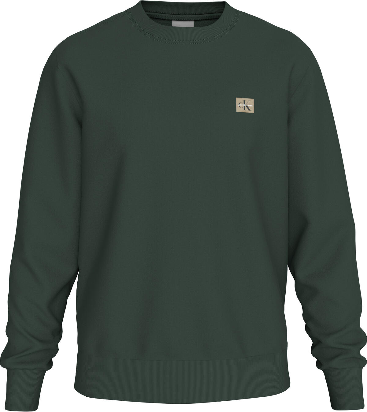 Calvin Klein LS EU 350TERRY BADGE CN SWTSHRT Yeşil Erkek Sweatshirt Calvin Klein LS EU 350TERRY BADGE CN SWTSHRT Yeşil Erkek Sweatshirt