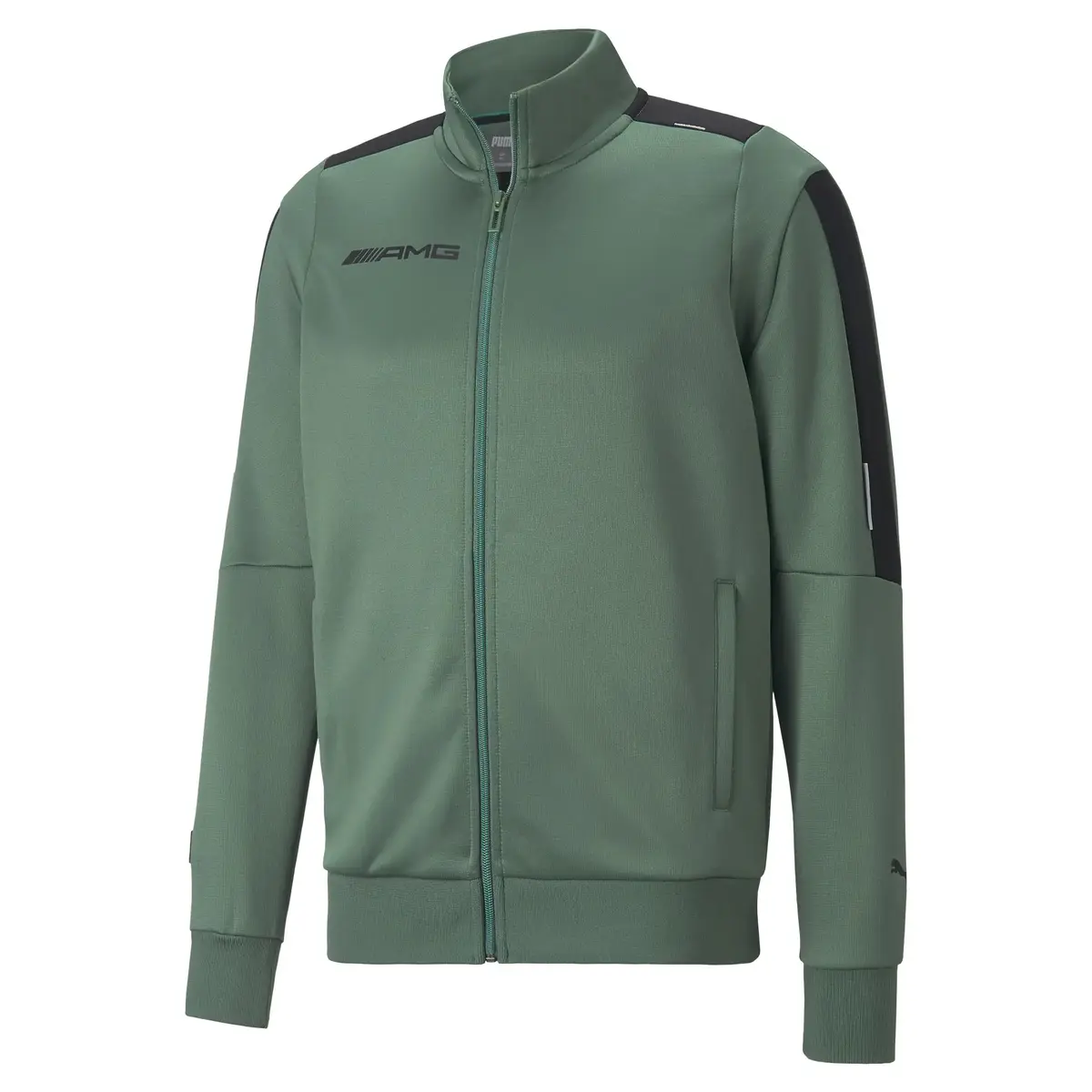 Puma Mapf1 Mt7 Track Jacket Yeşil Erkek Fermuarlı Sweatshirt