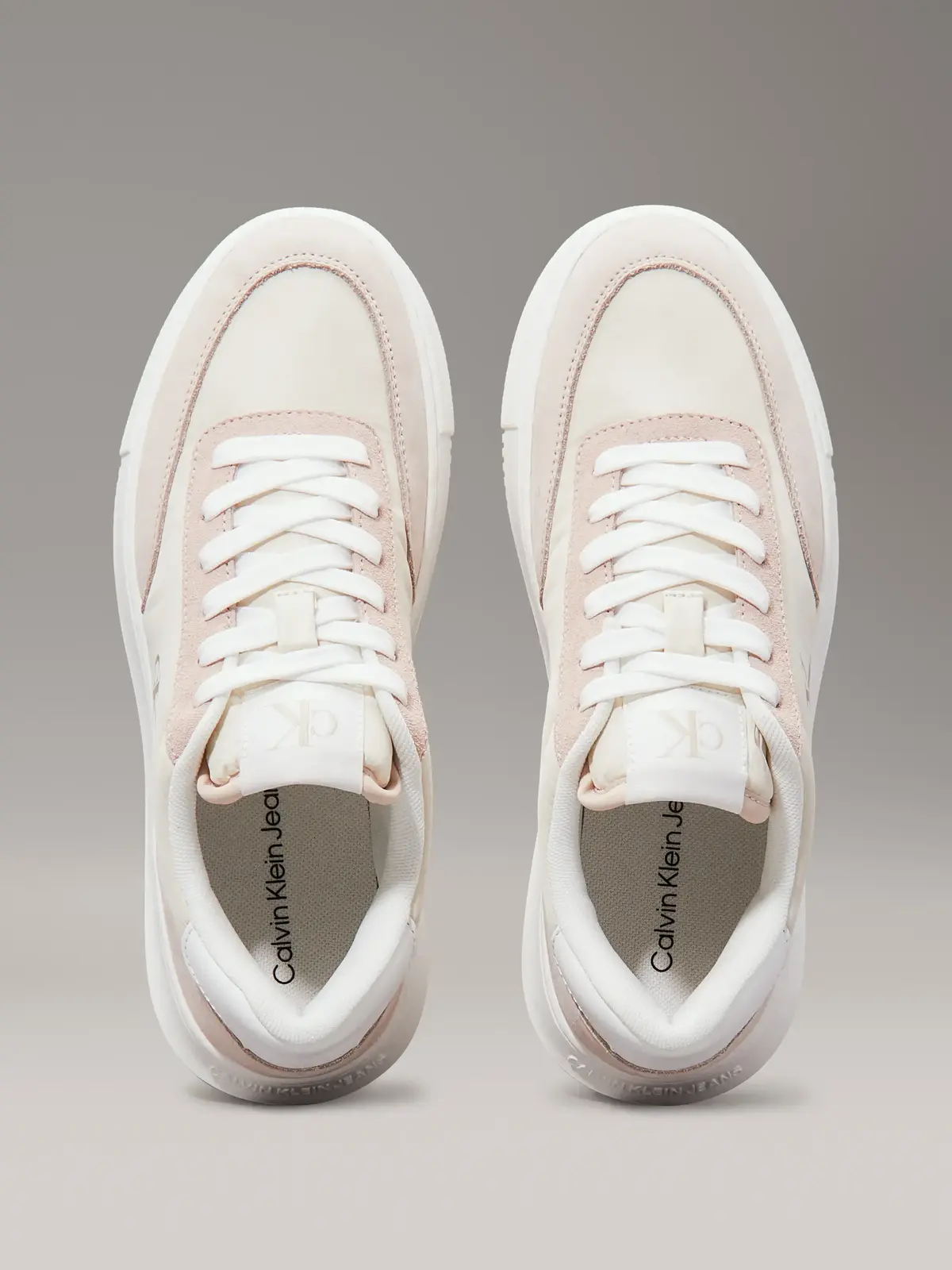 Calvin Klein CHUNKY CUPSOLE LOW M, 01T Gri Kadın Spor Ayakkabı & Sneaker