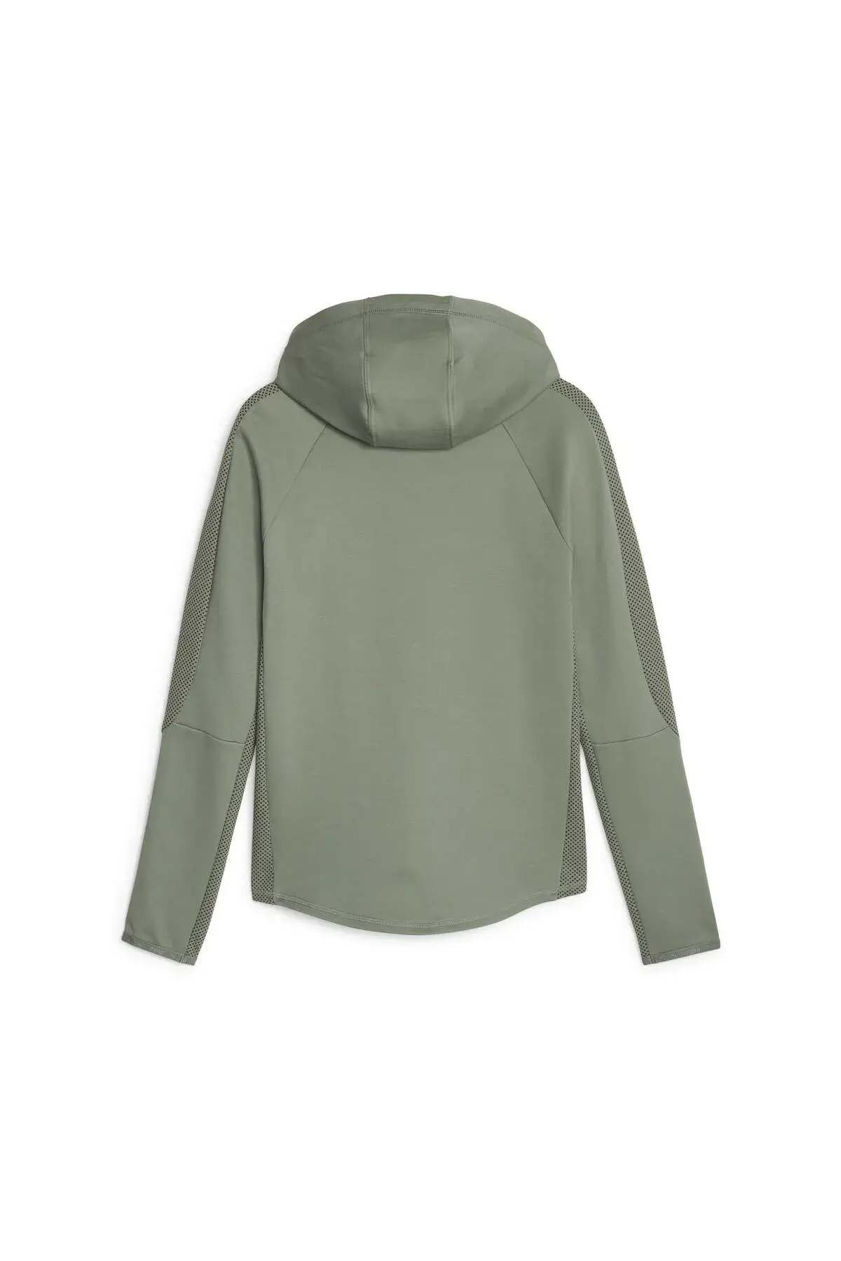 Puma EVOSTRIPE Full-Zip Hoodie Yeşil Kadın Fermuarlı Hoodie