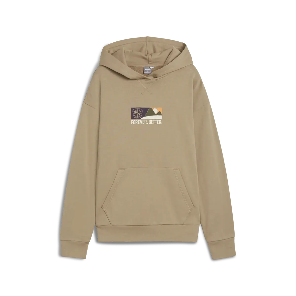Puma BETTER SPORTSWEAR Hoodie Bej Kadın Sweatshirt
