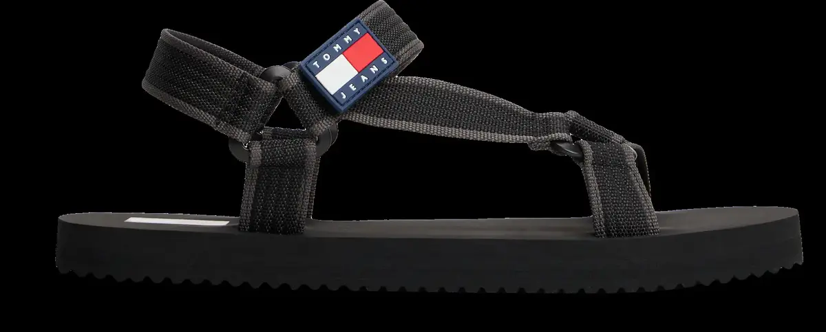 Tommy Hilfiger TJM CASUAL SANDAL, BDS Siyah Erkek Terlik
