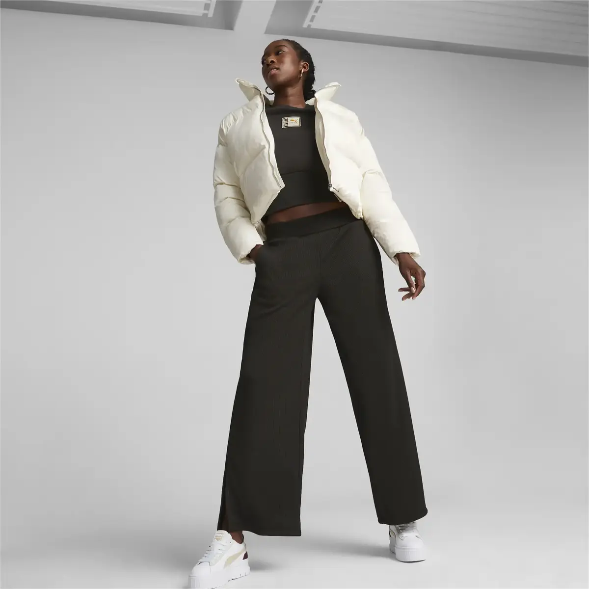 Puma Classics Oversized Puffer Beyaz Kadın Mont