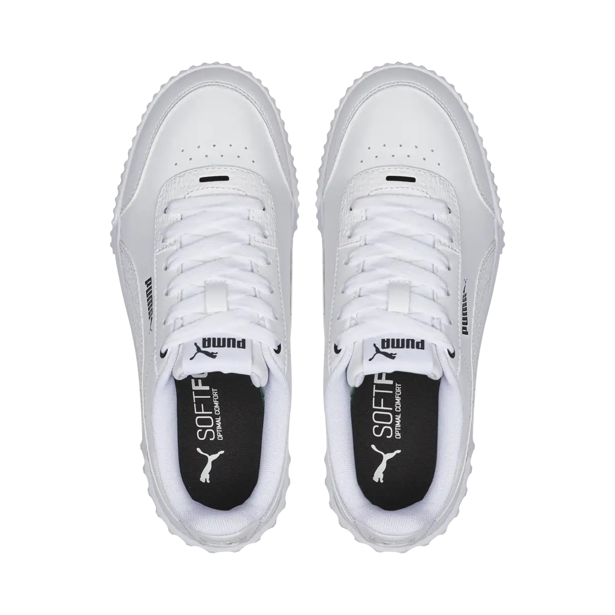Puma Carina Lift Mono Beyaz Kadın Spor Ayakkabı