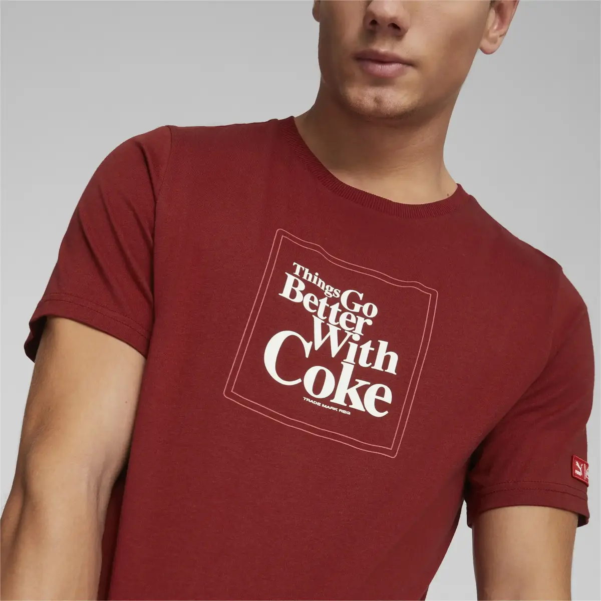 PUMA X COCA COLA Graphic Tee Kırmızı Erkek T-Shirt