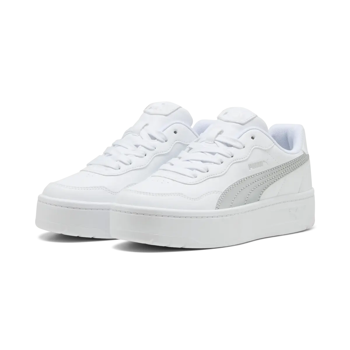 Puma Court Lally Skye DayINight Beyaz Kadın Spor Ayakkabı