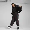 Puma Downtown Aop Sherpa Jacket Dark Jasper Siyah Kadın Mont
