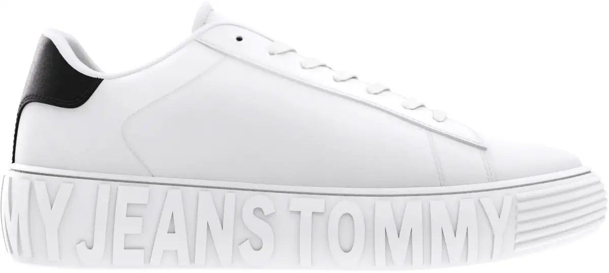 Tommy Hilfiger (NEW) TOMMY JEANS OU, YBR Beyaz Erkek Spor Ayakkabı & Sneaker