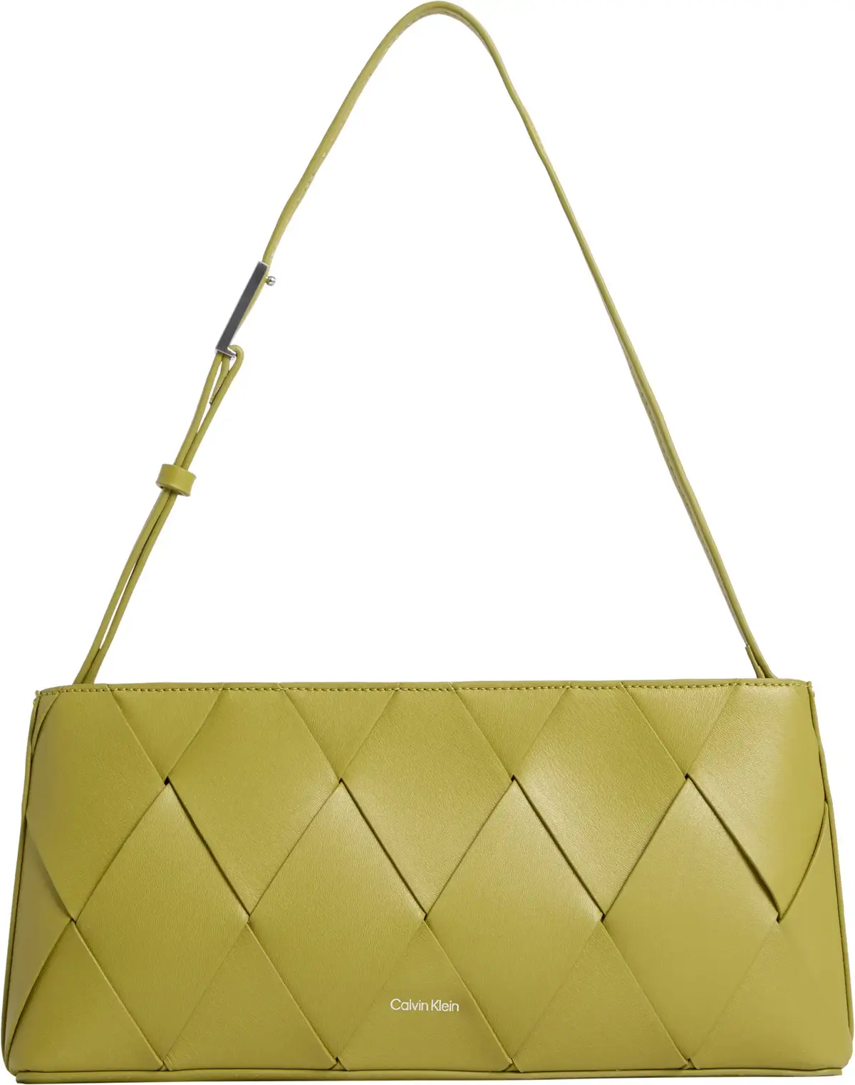 Calvin Klein CK WOVEN ELONGATED S, M1E Sarı Kadın Çanta