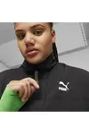 Puma DARE TO Cropped Woven Jacket Siyah Kadın Fermuarlı Sweatshirt