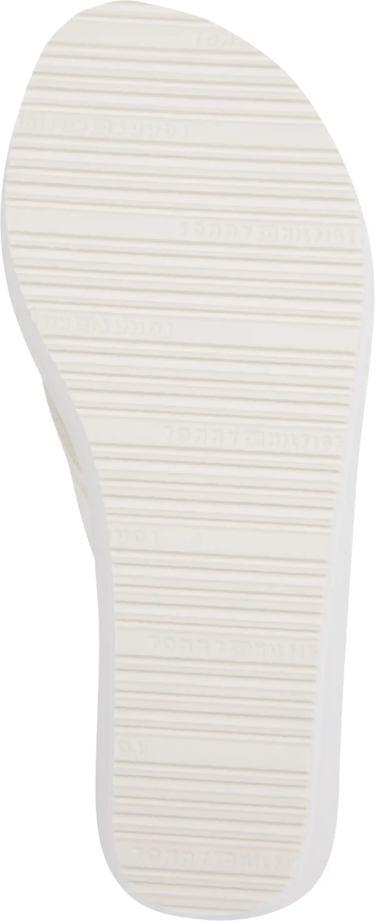 Tommy Hilfiger TH STRIPES WEDGE BEA, YBI Krem Kadın Terlik