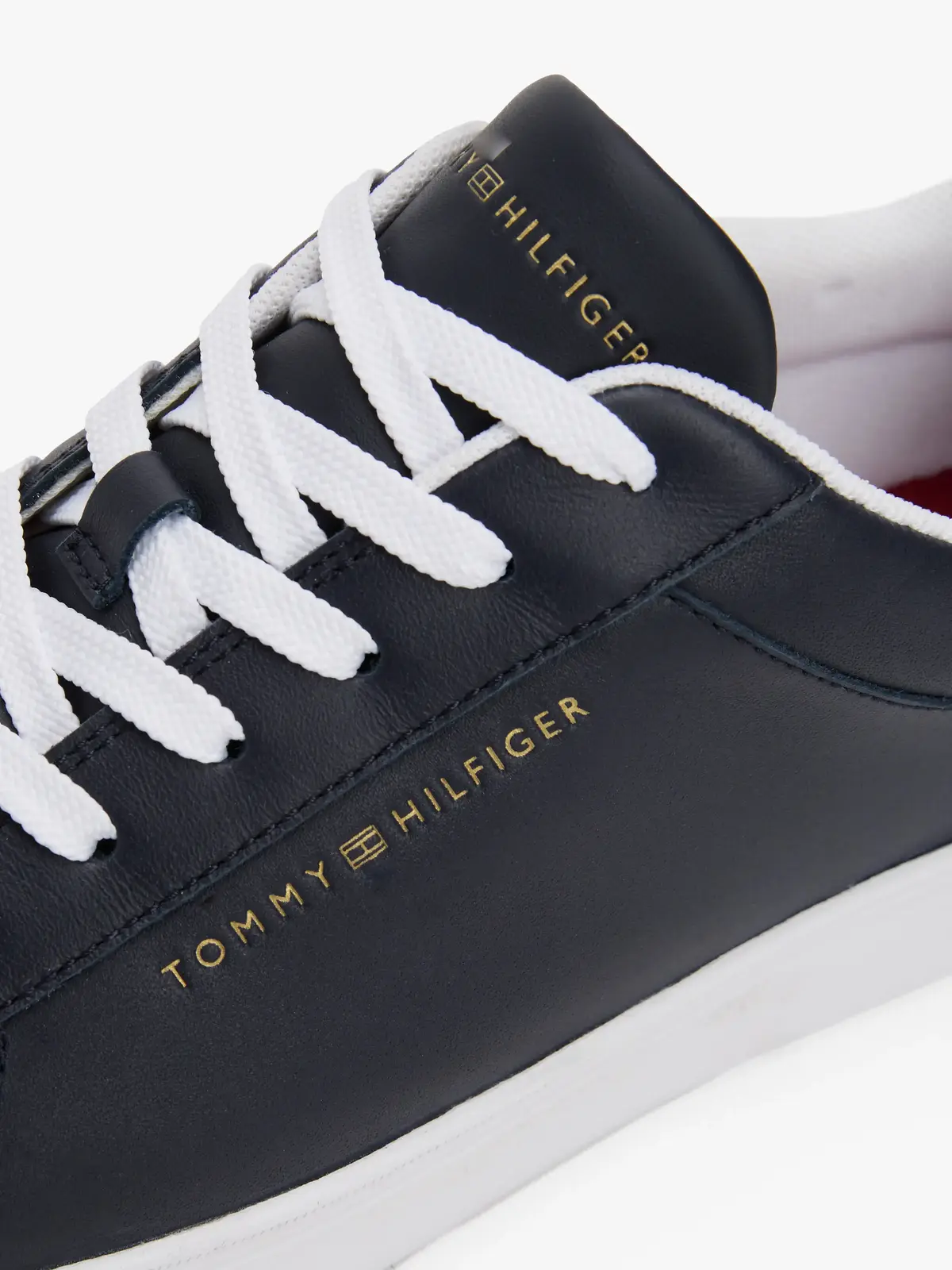 Tommy Hilfiger ESSENTIAL COURT SNEA, DW6 Siyah Kadın Spor Ayakkabı & Sneaker