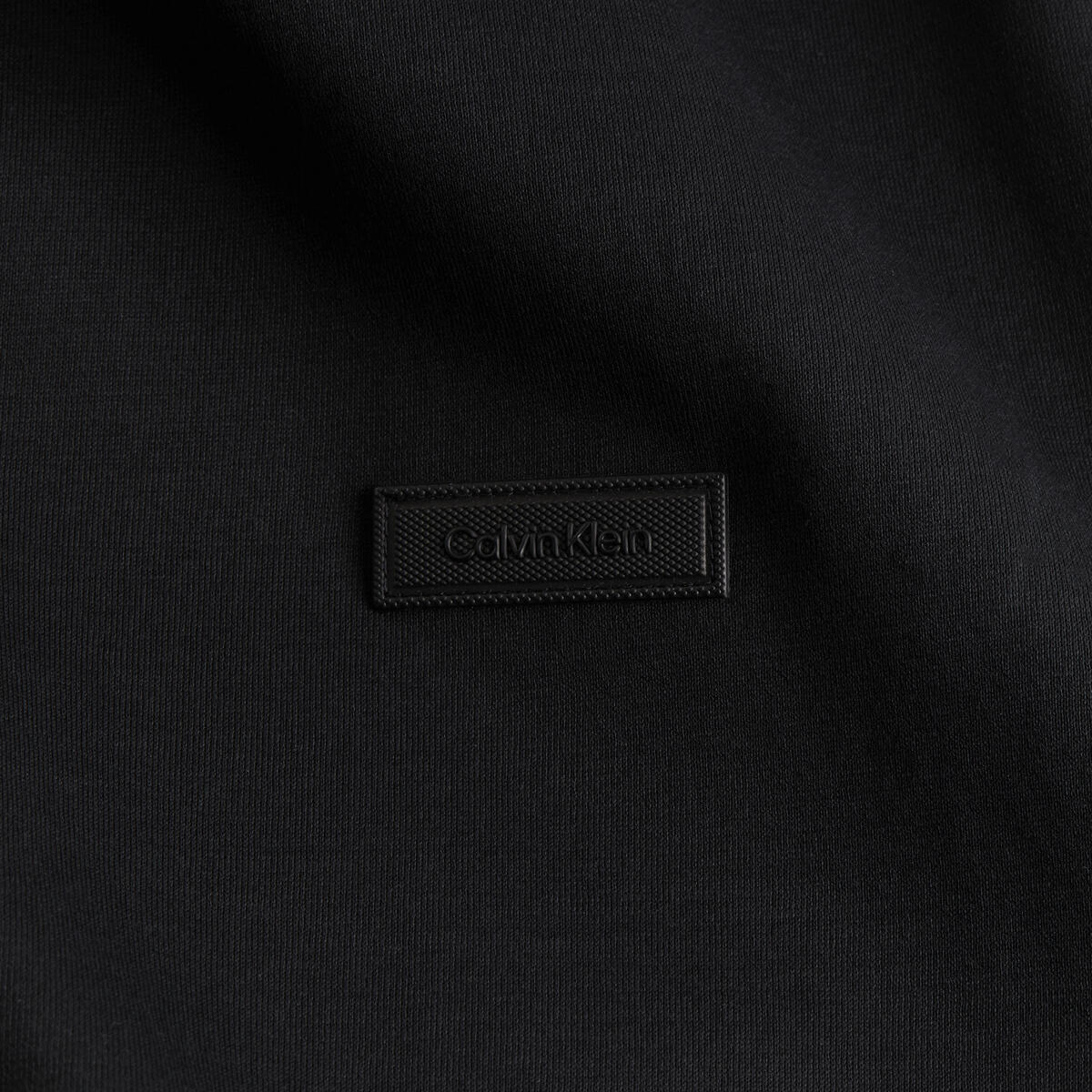 Calvin Klein MERCERIZED COTTON T- Erkek Siyah T-Shirt