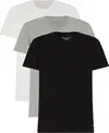 Tommy Hilfiger STRETCH VN TEE SS 3P Erkek Siyah T-Shirt