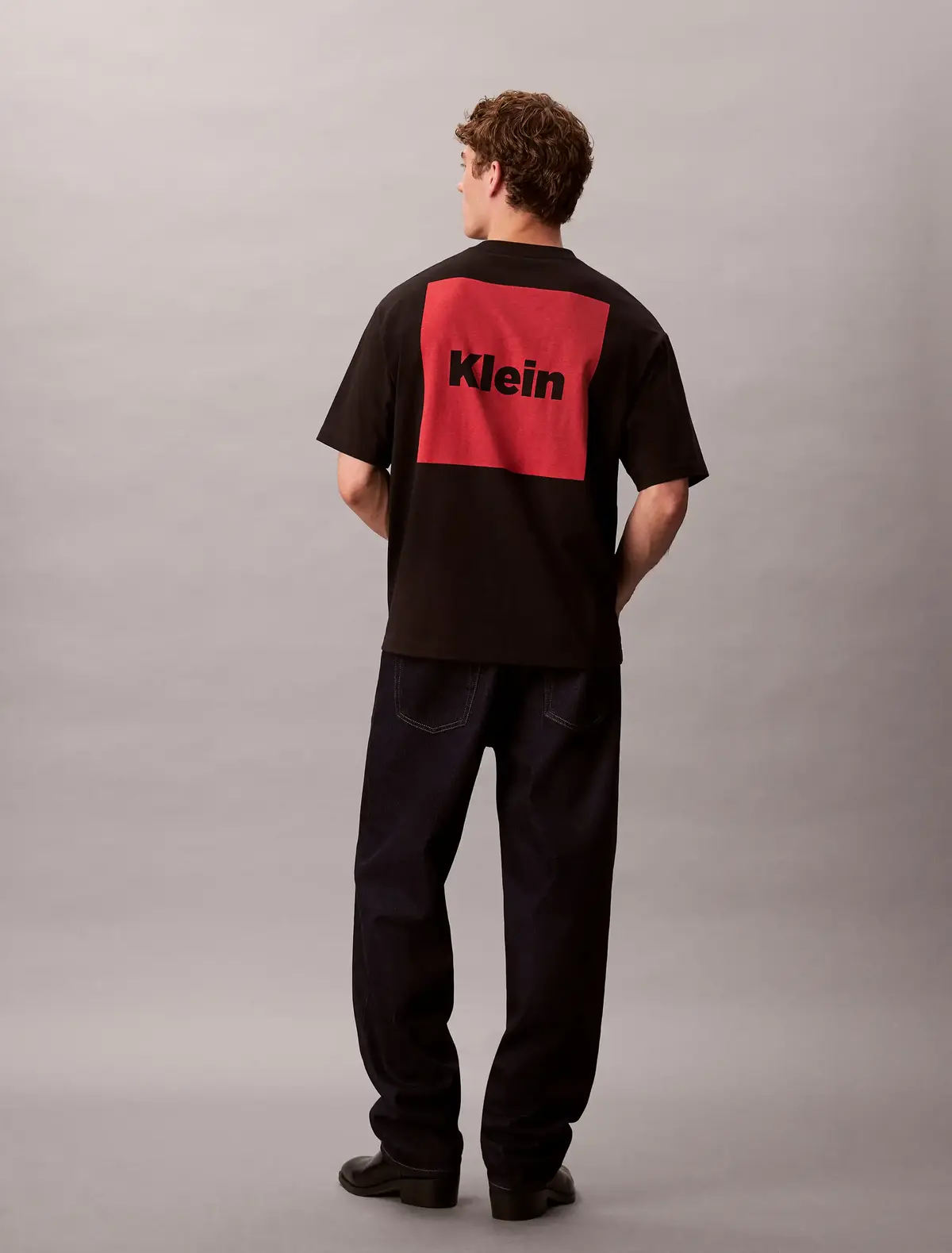 Calvin Klein SS 16S IO CALVIN BOX Siyah Erkek Tişört