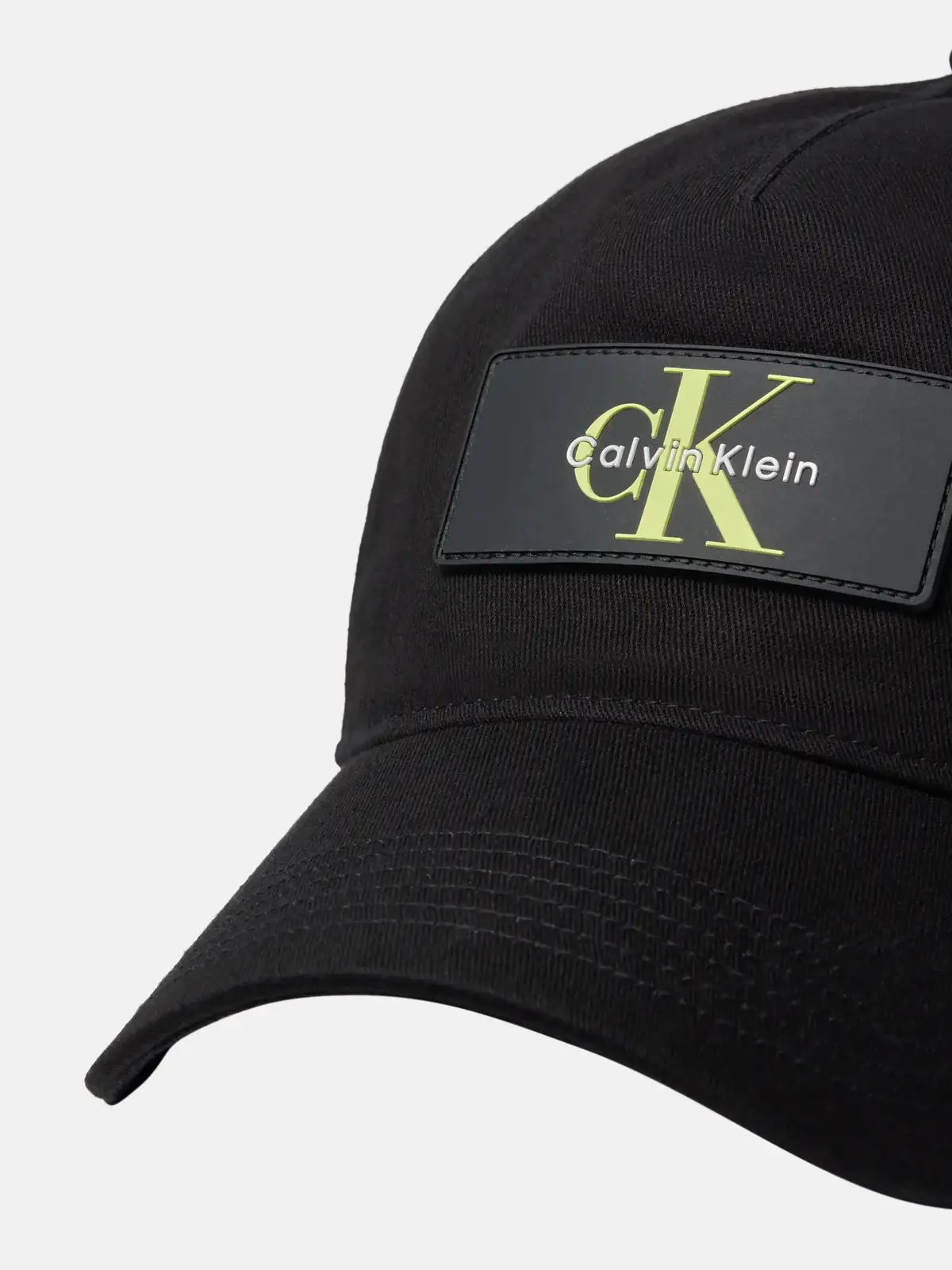 Calvin Klein SILICONE PATCH COTTO Siyah Erkek Şapka