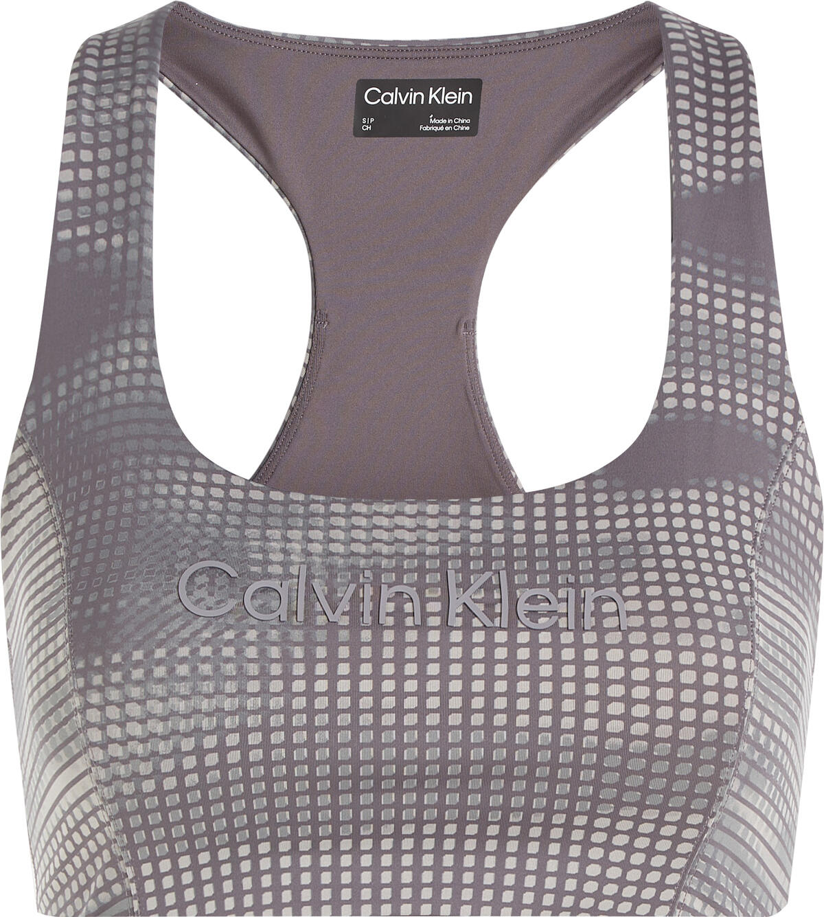 Calvin Klein WO - Medium Support Kadın Gri Spor Sütyeni