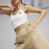 PUMA T7 High Waist Pants Bej Kadın Eşofman Altı