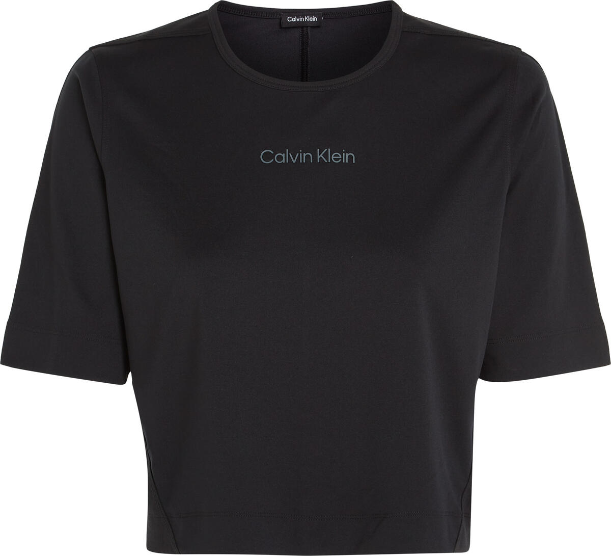 Calvin Klein WO - SS T-Shirt (Box Kadın Siyah T-Shirt
