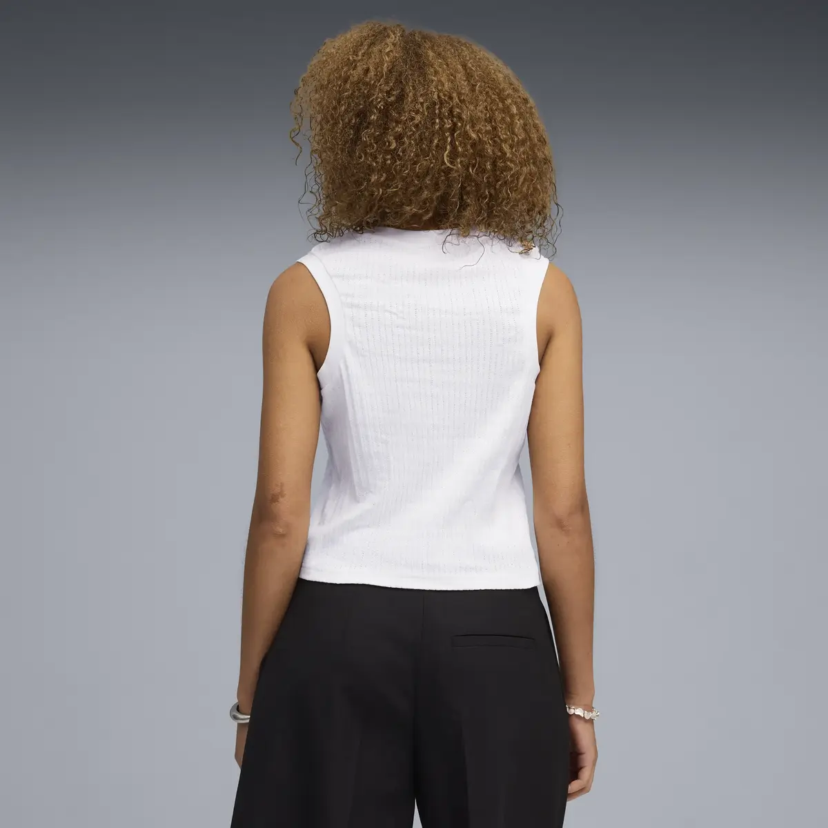 Puma HER Tank Beyaz Kadın T-Shirt & Polo