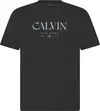 Calvin Klein SS 20S LN CALVIN GRAPHIC TEE Erkek Siyah T-Shirt