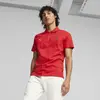 Puma Ferrari Style Polo jacquard Kırmızı Erkek T-Shirt