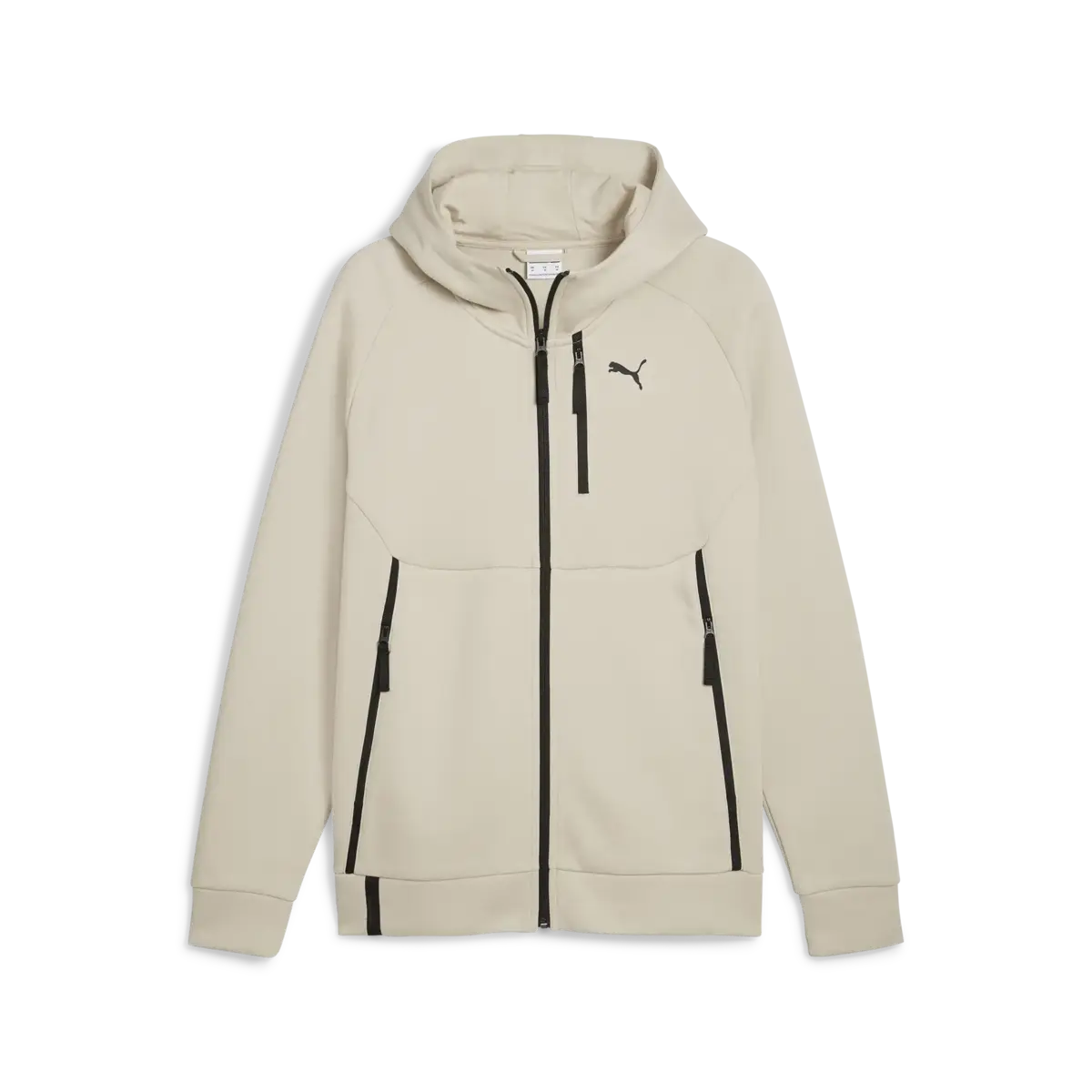 Puma PUMATECH Full-Zip Hoodie Bej Erkek Fermuarlı Ceket
