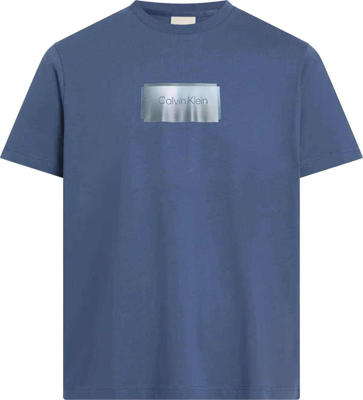 Calvin Klein GEL OVERLAY LOGO T-S, D0D Mavi Erkek T-Shirt & Polo