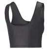 Puma T7 Shiny Cropped Top Parlak Siyah Kadın T-Shirt