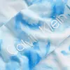 Calvin Klein SUMMER SPLASH AOP HO Erkek Mavi Hoodie