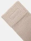 Calvin Klein PATCH WOOL KNITTED GLOVES Kahverengi Erkek Eldiven