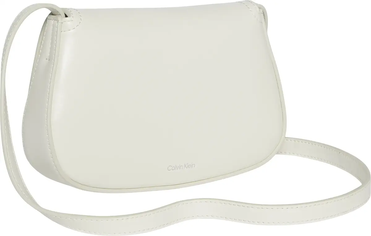 Calvin Klein CK FLAP CAMERA BAG Kadın Beyaz Omuz Çanta