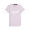 Puma ESS Logo Tee (s) Lila Kadın T-Shirt