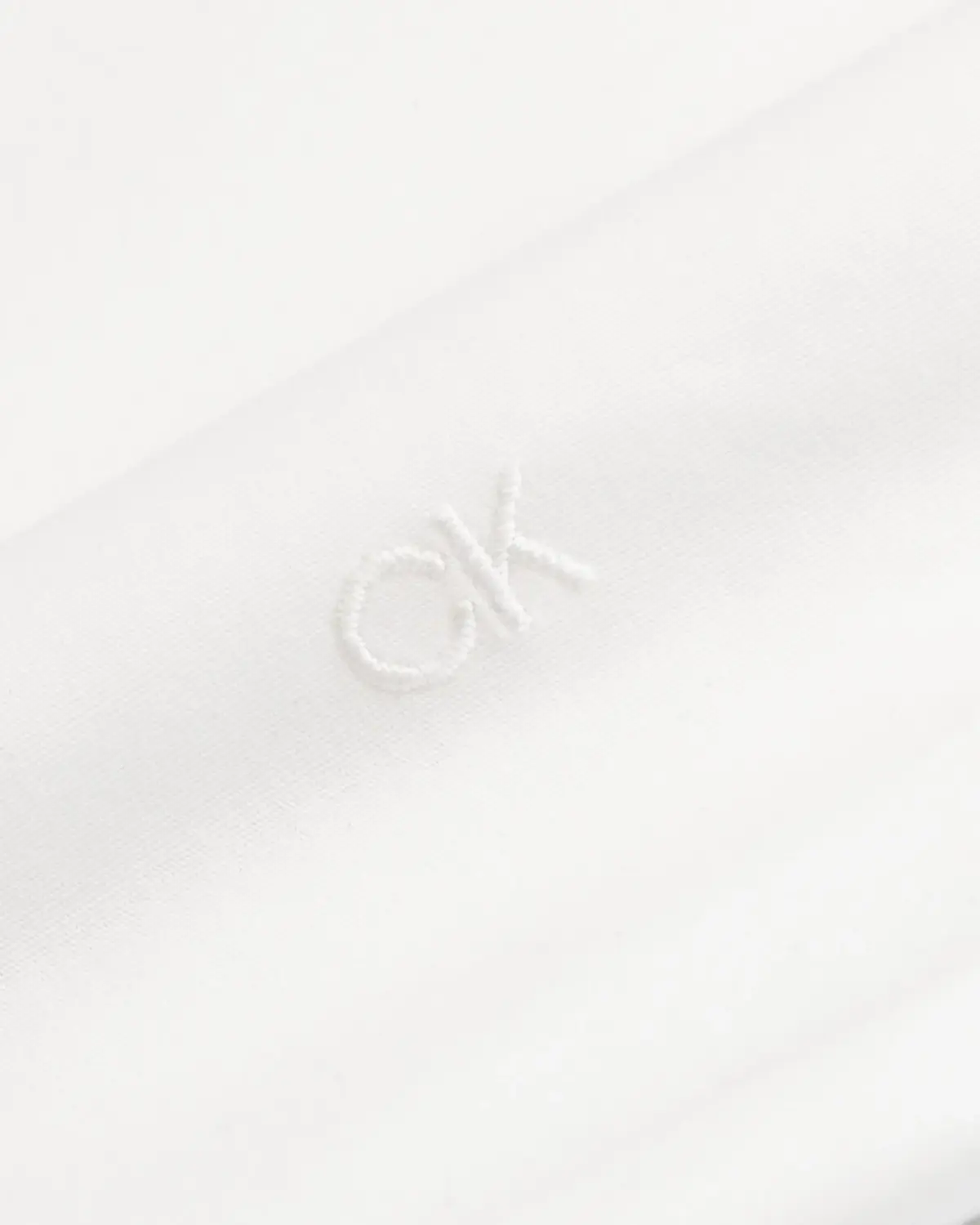 Calvin Klein POPLIN STRETCH REGUL, YAF Beyaz Erkek Gömlek