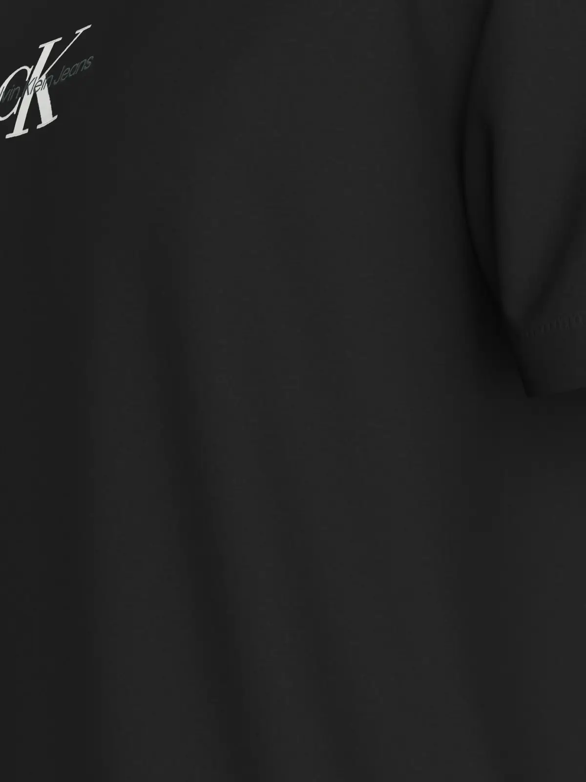 Calvin Klein MONOLOGO TEE, BEH Siyah Erkek T-Shirt & Polo