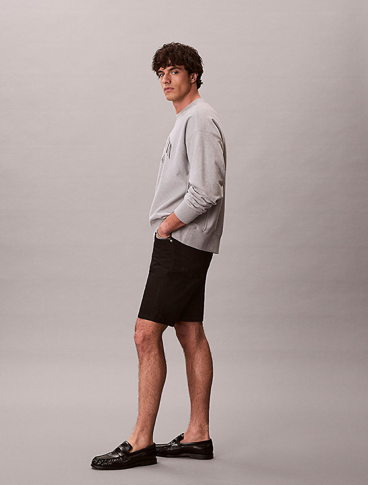 Calvin Klein 90S SHORT CK CLASSIC, JW4, 30 Siyah Erkek Kot Şort