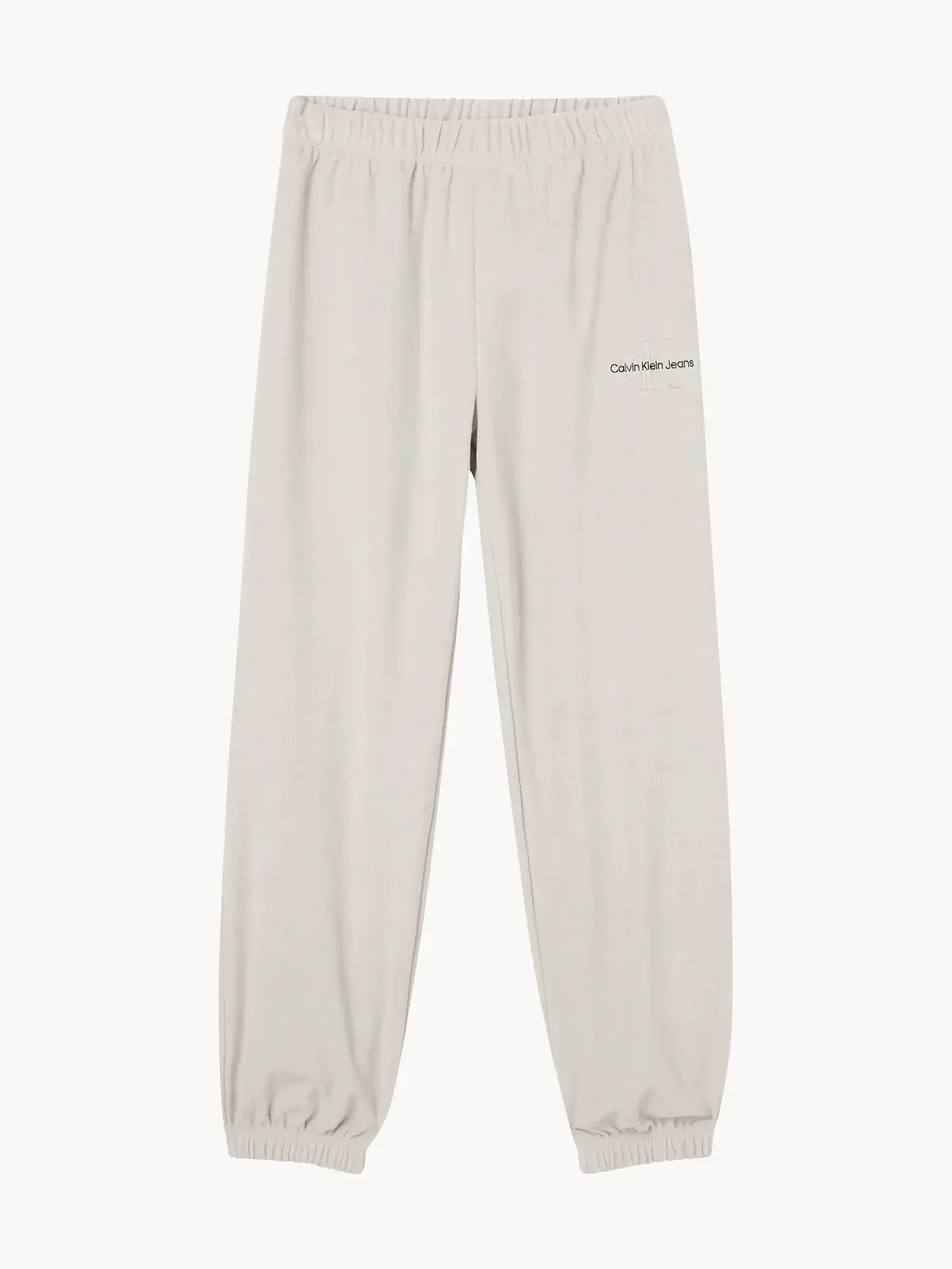 Calvin Klein MONOGRAM TOWELLING J Kadın Krem Eşofman Altı